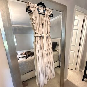 Anthropologie Jumpsuit - Size 2 Navy Striped